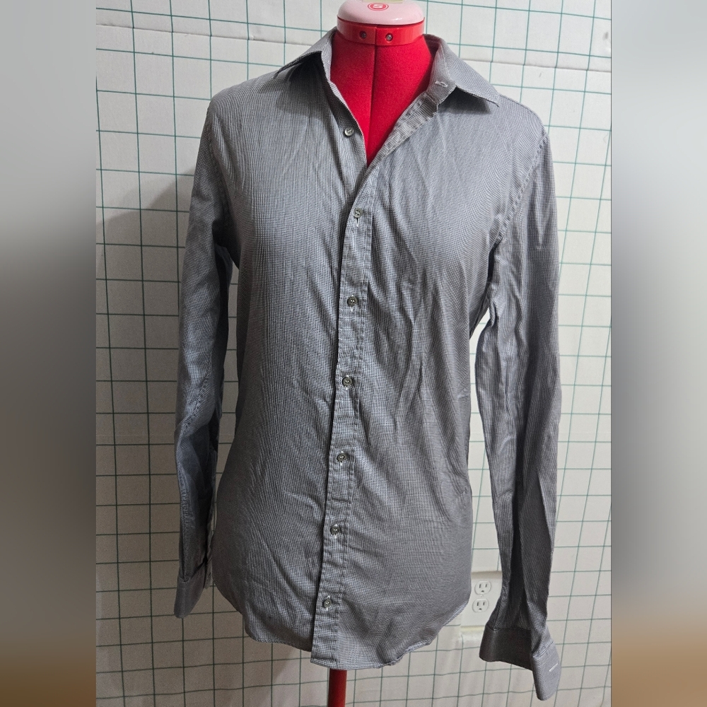 Gucci Men's Charcoal Button-Down Shirt